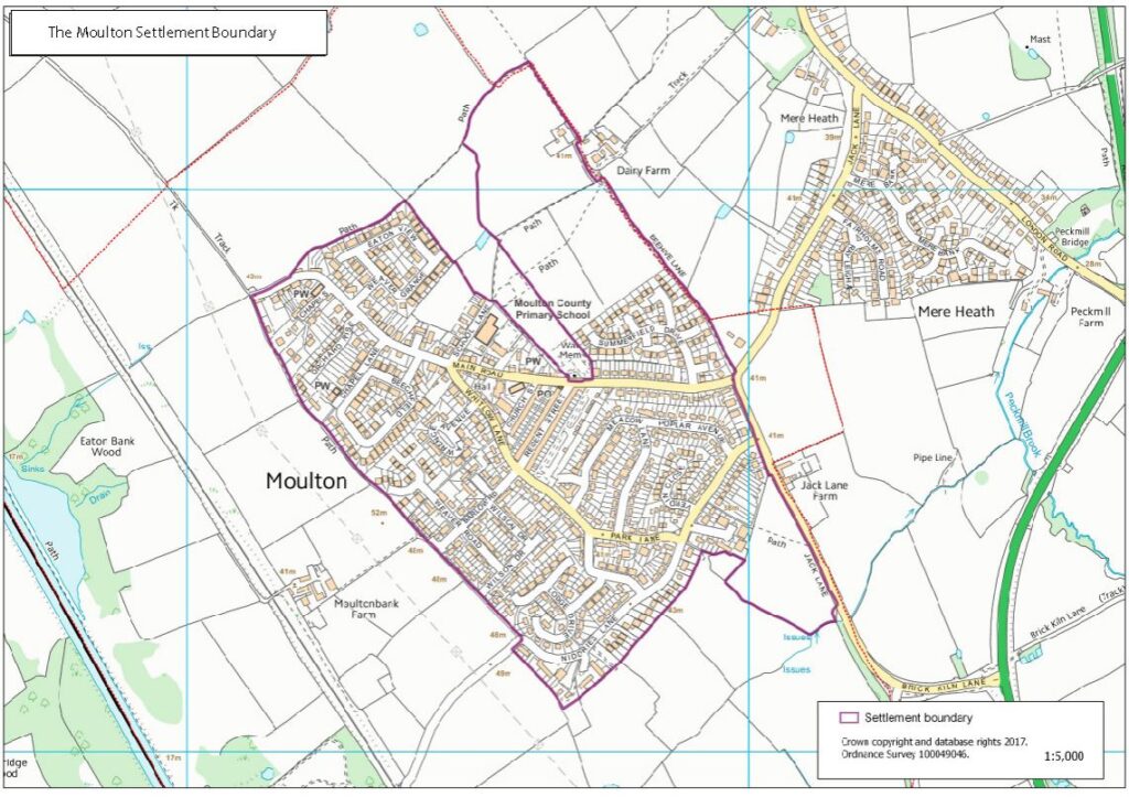 Moulton Settlement Boundary